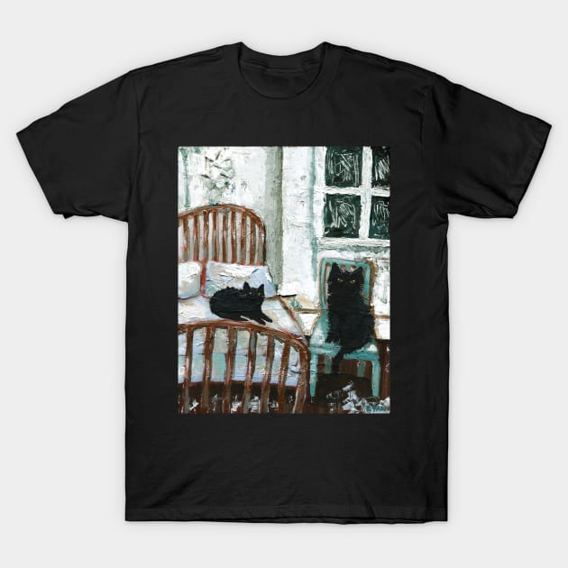 Urbex Cats 2 T-Shirt by KilkennyCat Art